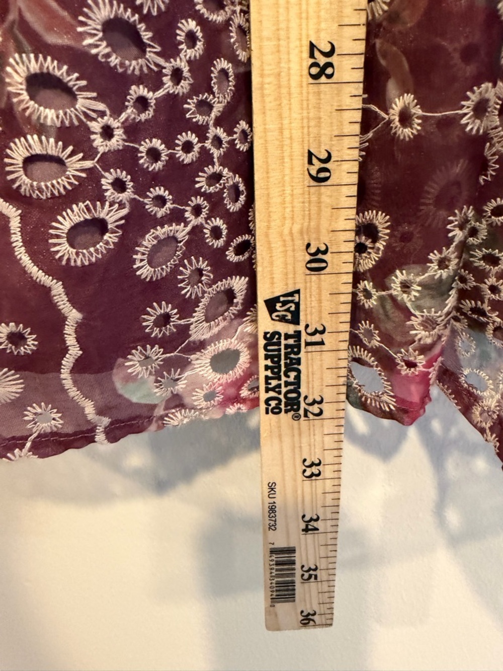 Altar'd State Lace Purple Mini Dress Size Small floral lined - Picture 12 of 14